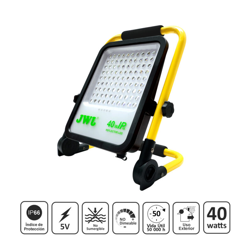 REFLECTOR LED RECARGABLE 40W - Imagen 6