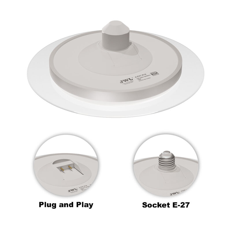 PLAFON LED PARA SOCKET E27 18W / 28W / 38W - Imagen 3