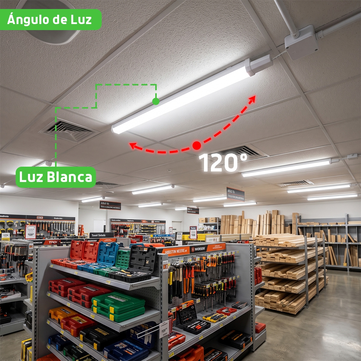 Regleta LED 40w IP65 - Imagen 6
